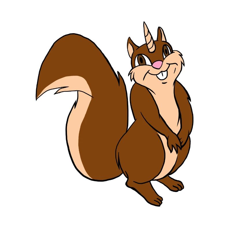 Eichhörnchen Lustiges Eichhörnchen Einhorn Streifenhörnchen Wortspiel