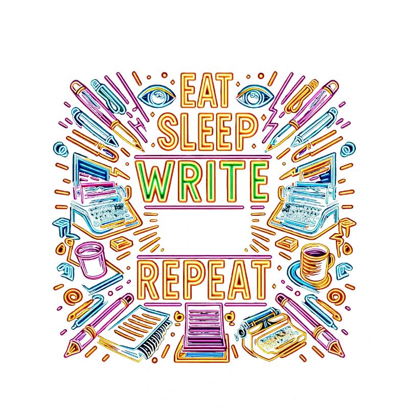 Eat Sleep Write Repeat 8