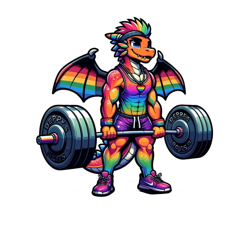Rainbow Dragon Deadlifting