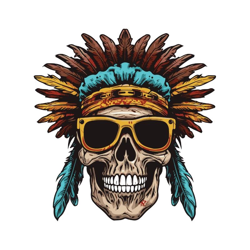 Apache Skull Indian