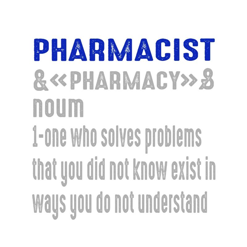 future vintage retro pharmacist pharmacy tech