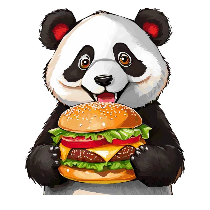 BURGER À L’OURS PANDA