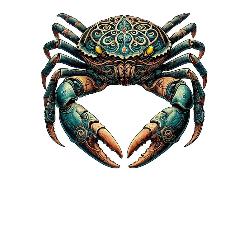 Mandala Art Crab Crabs