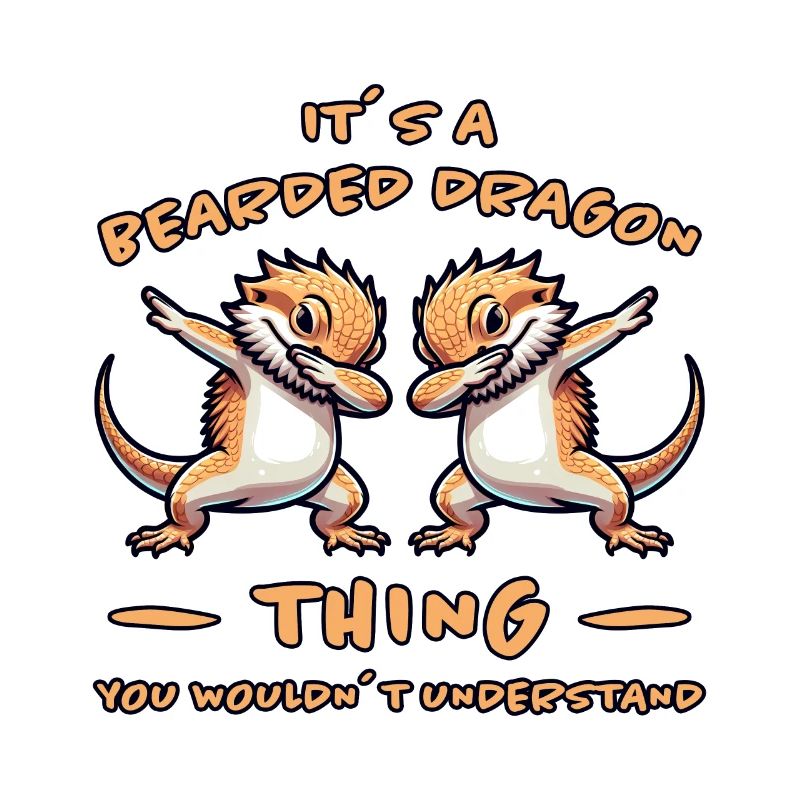 Dabbing Bearded Dragons Saying Joke Bearded Dragons Gift