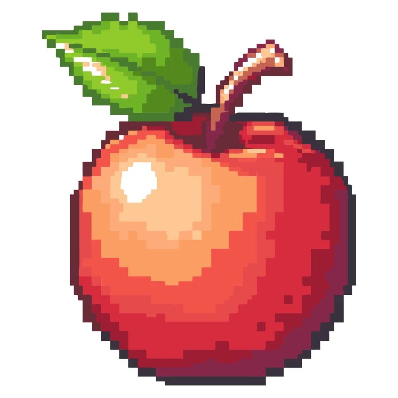 Apple Pixel Icon