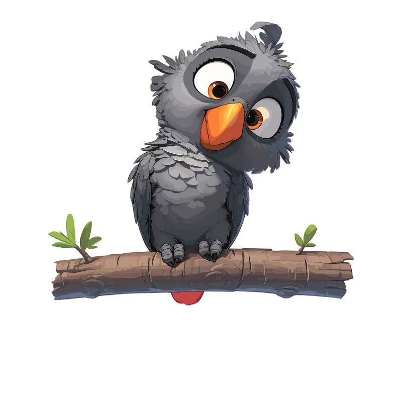 Gray Parrot Graupapageis Graupapagei