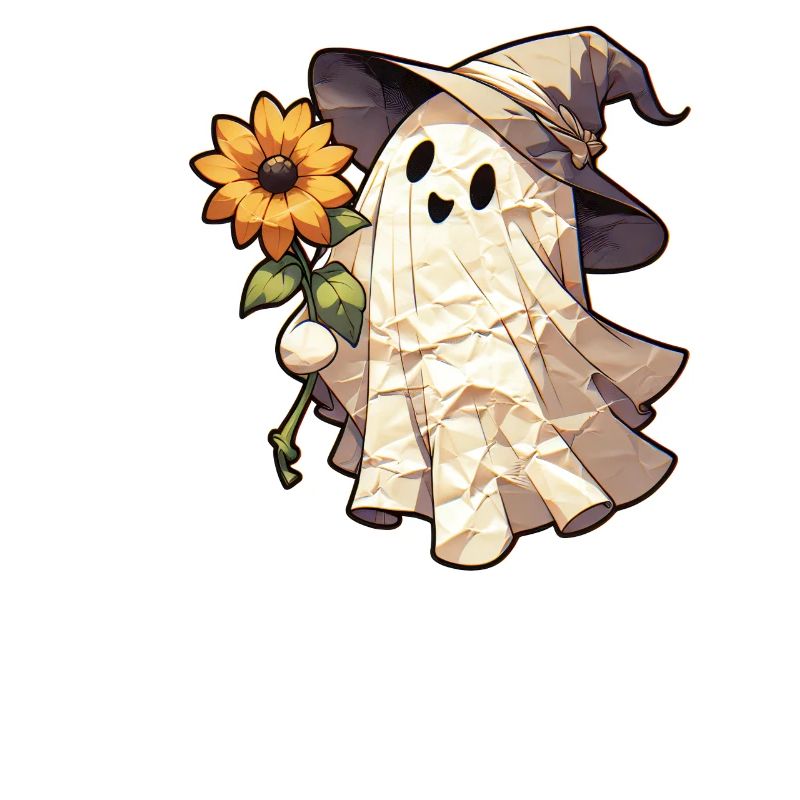 Papiergeist mit Sonnenblumen