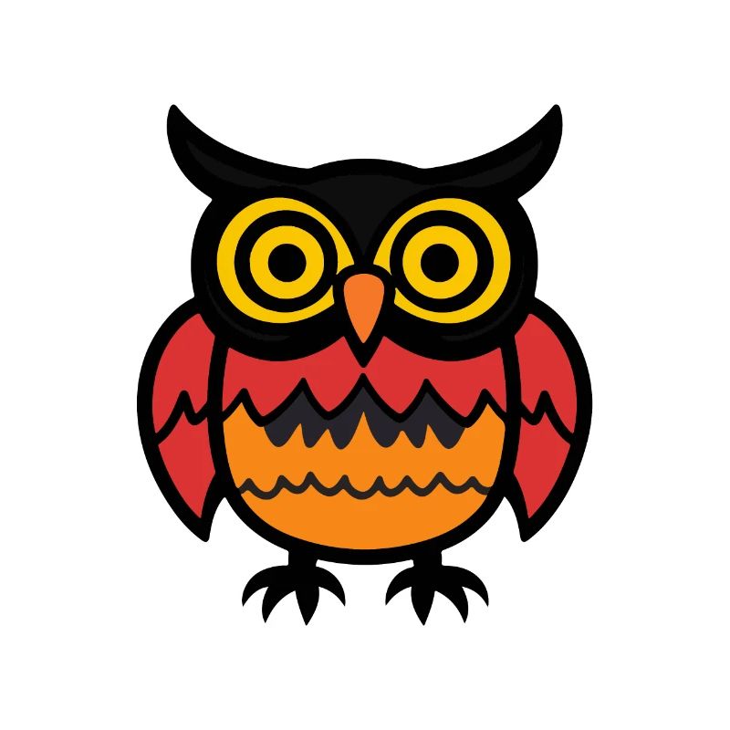 Owl Halloween Comic Funny