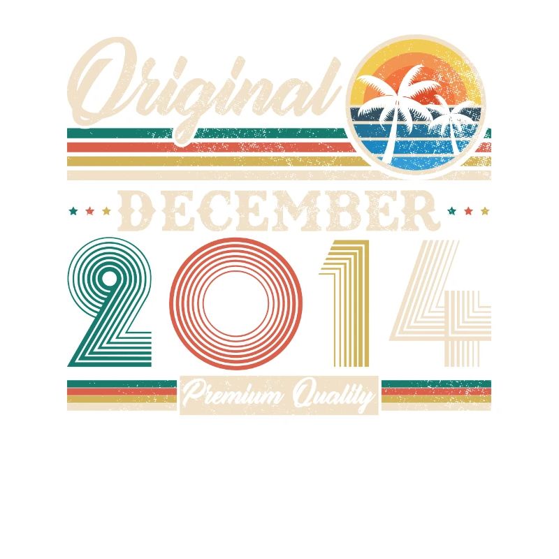 Dezember 2014 Vintage Retro Geburtstagsgeschenk
