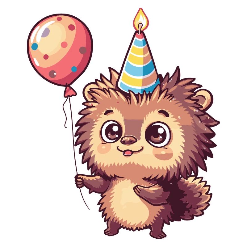 Hedgehog Birthday Comic