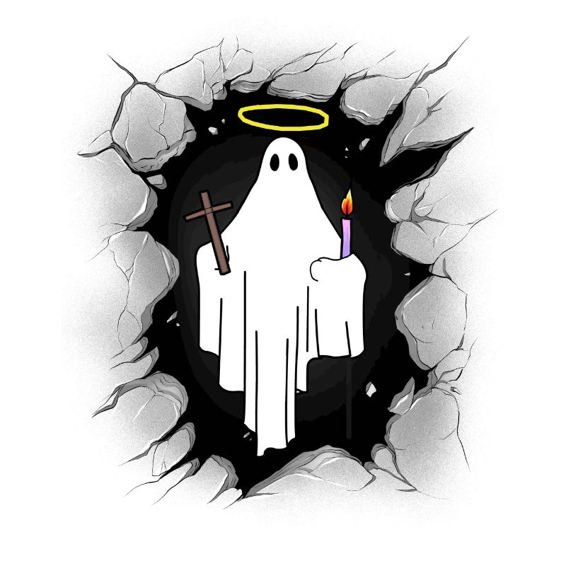 Ghost Ghosts Midnight Halloween Witching Hour