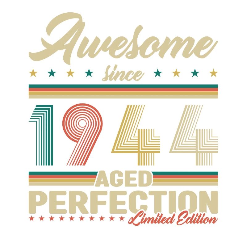 1944 Vintage Retro Geburtstagsgeschenk
