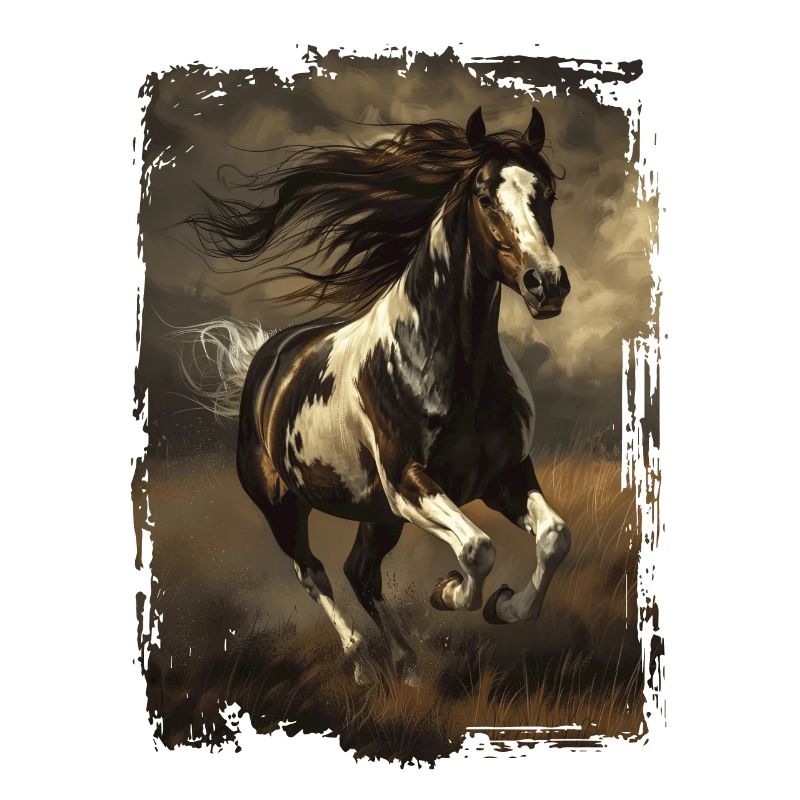Gemaltes Pferd