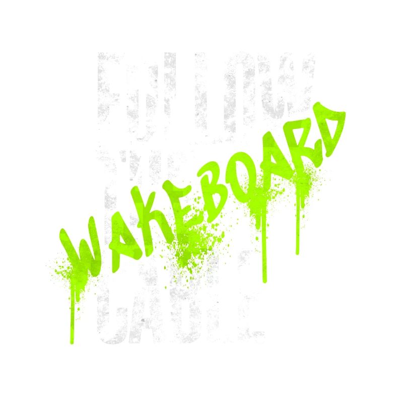 Style graffiti - Suivez le design du wakeboard à câble