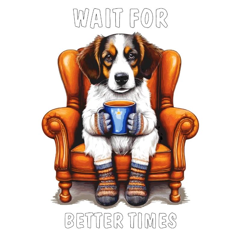 DOG WAIT FOR BETTER TIMES