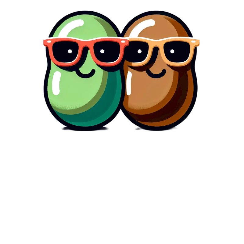 Coole Bohnen Lustiges Bohnendesign