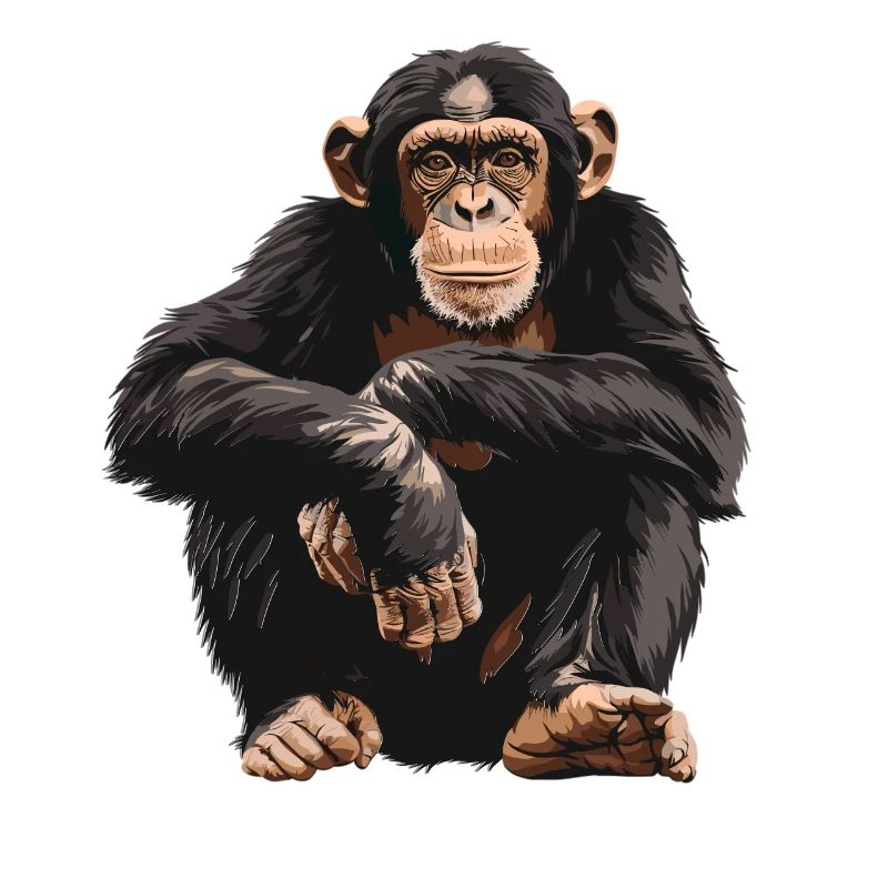 Chimpanzee Schimpansen Schimpanse