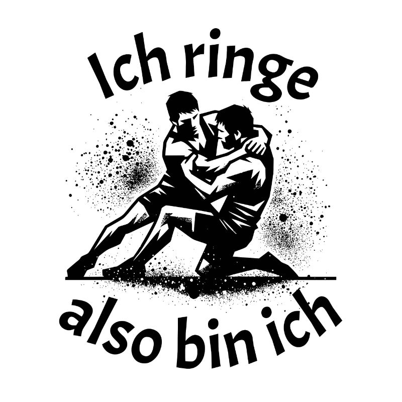 Ich ringe also bin ich mit zwei Ringern