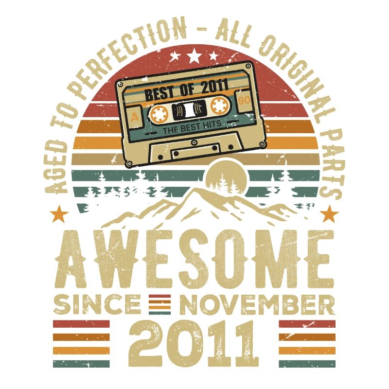 Awesome Since November 2011 Gift November 2011