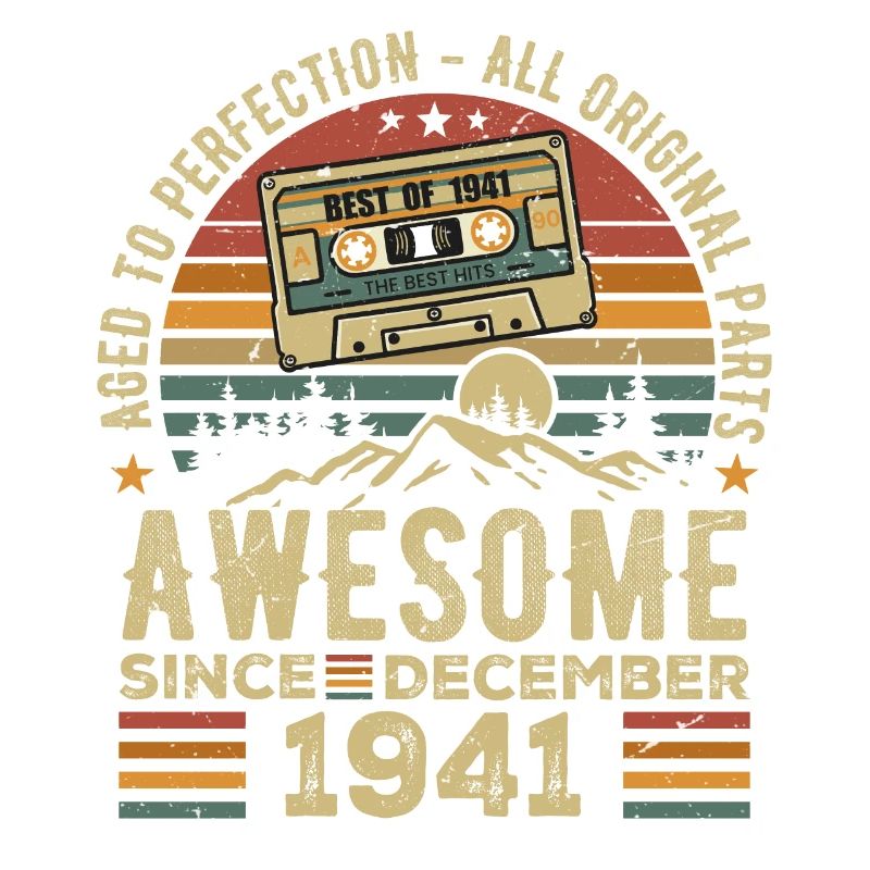 December 1941 Gift - Awesome Since December 1941