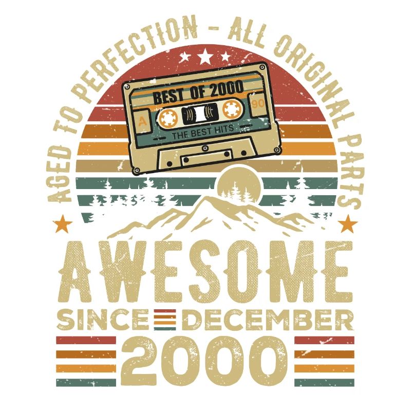 Anniversaire Décembre 2000 | Cadeau décembre 2000