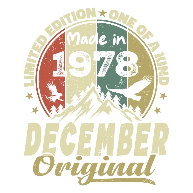 Vintage Retro Geburtstagsgeschenk - Dezember 1978