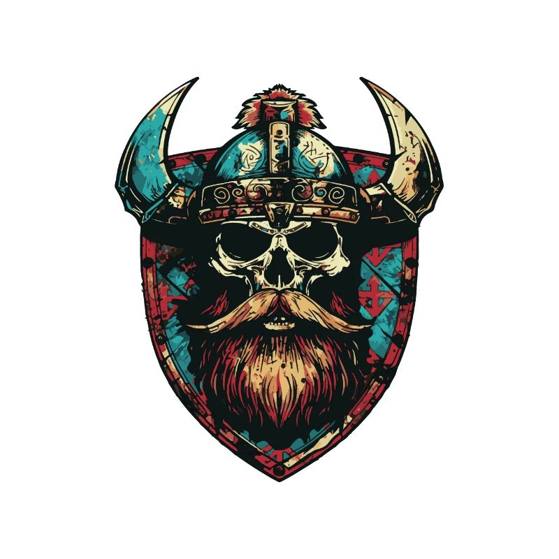 Wikinger Skull Wappen