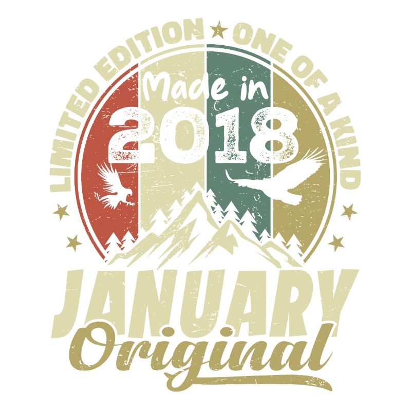 Geburtstag Januar 2018 - Original Januar 2018