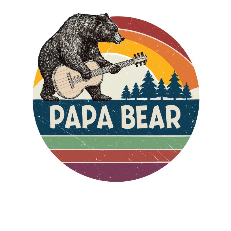 Papa Bear – Retro Design for Bear Lovers