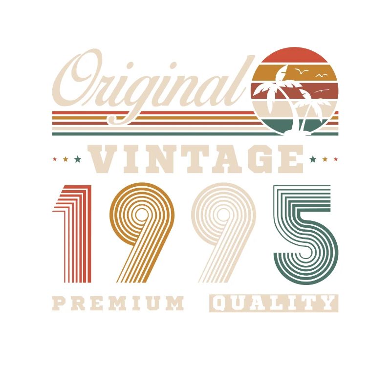 Original 1995 Vintage Retro Geburtstagsgeschenk