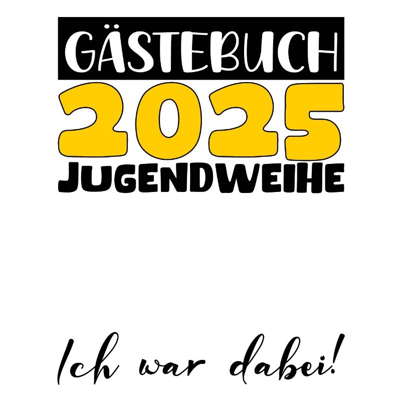 Jugendweihe 2025 Gästebuch Geschenk Mädchen Jungen