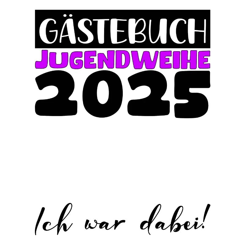 Jugendweihe 2025 Gästebuch Geschenk Mädchen Jungen