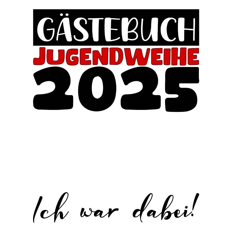 Jugendweihe 2025 Gästebuch Geschenk Mädchen Jungen