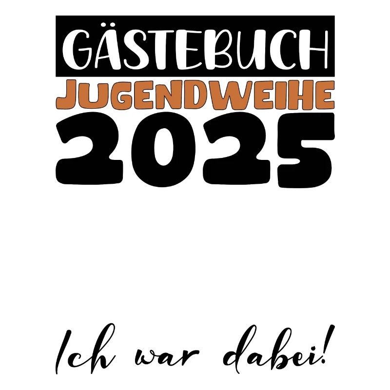 Jugendweihe 2025 Gästebuch Geschenk Mädchen Jungen