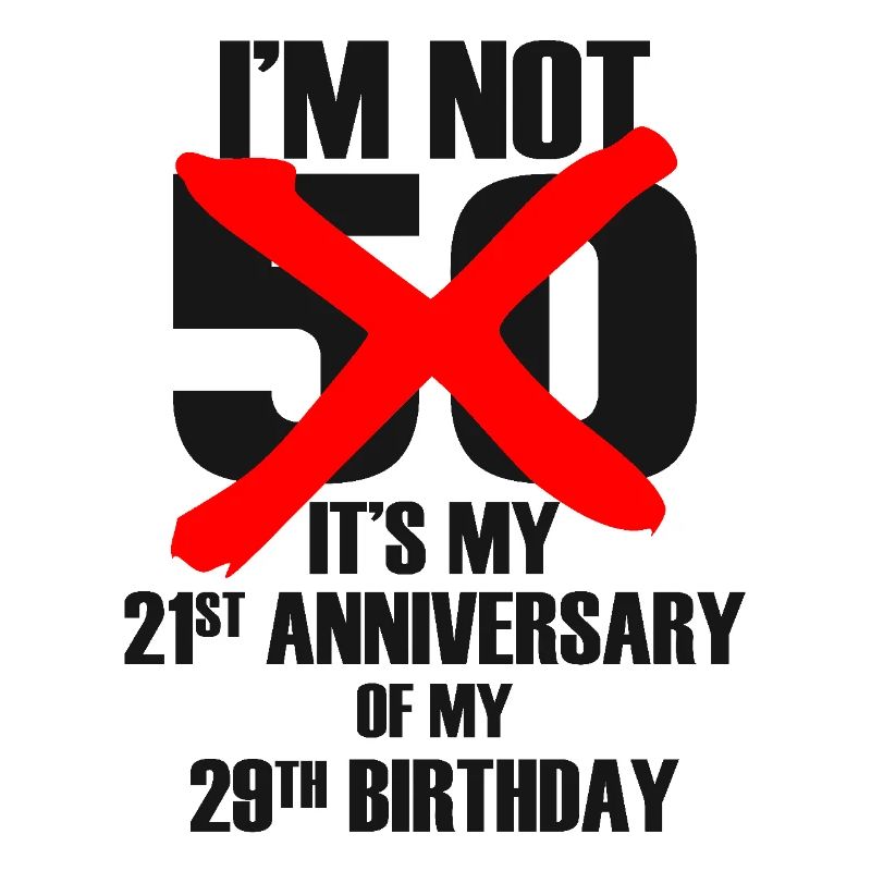 I'm not 50 - 50th Birthday Proverbs Quotes
