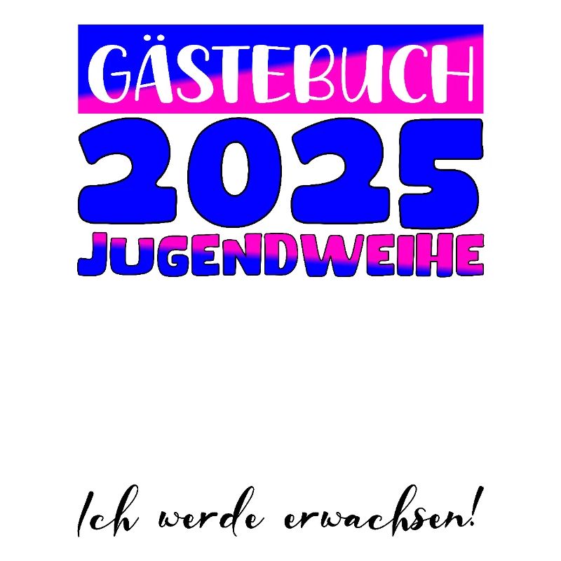 Jugendweihe 2025 Gästebuch Geschenk Mädchen Jungen