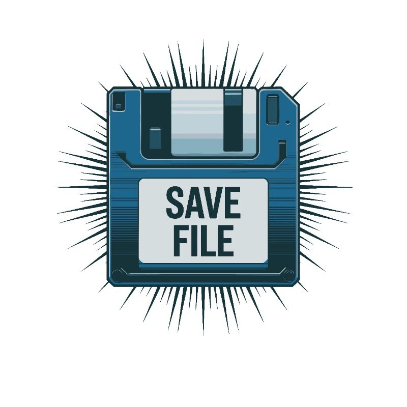 Save Disk Diskette 90s PC für einen Computer