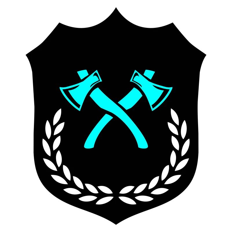 Wappen Axt Äxte