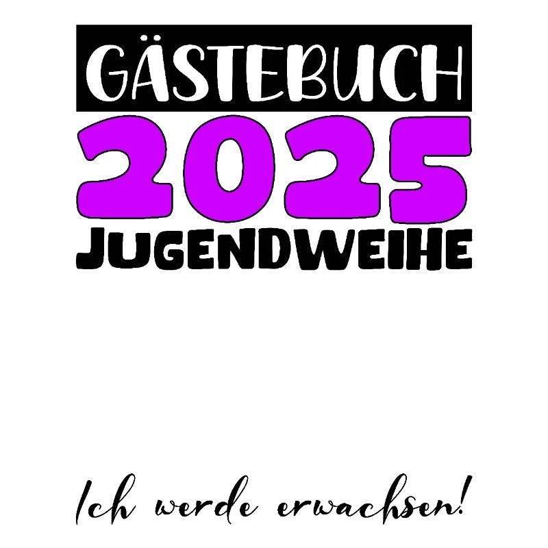 Jugendweihe 2025 Gästebuch Geschenk Mädchen Jungen