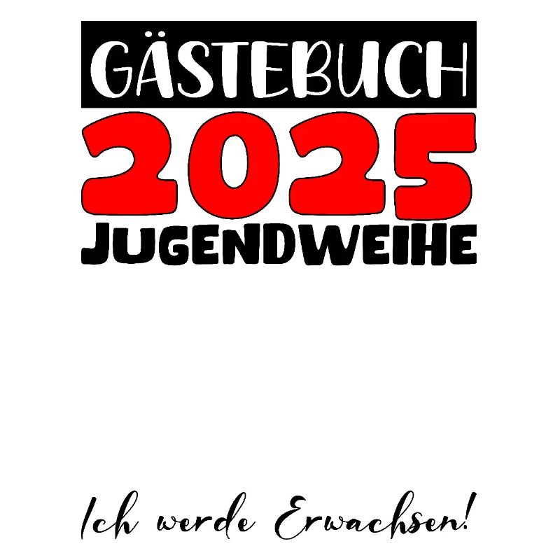 Jugendweihe 2025 Gästebuch Geschenk Mädchen Jungen