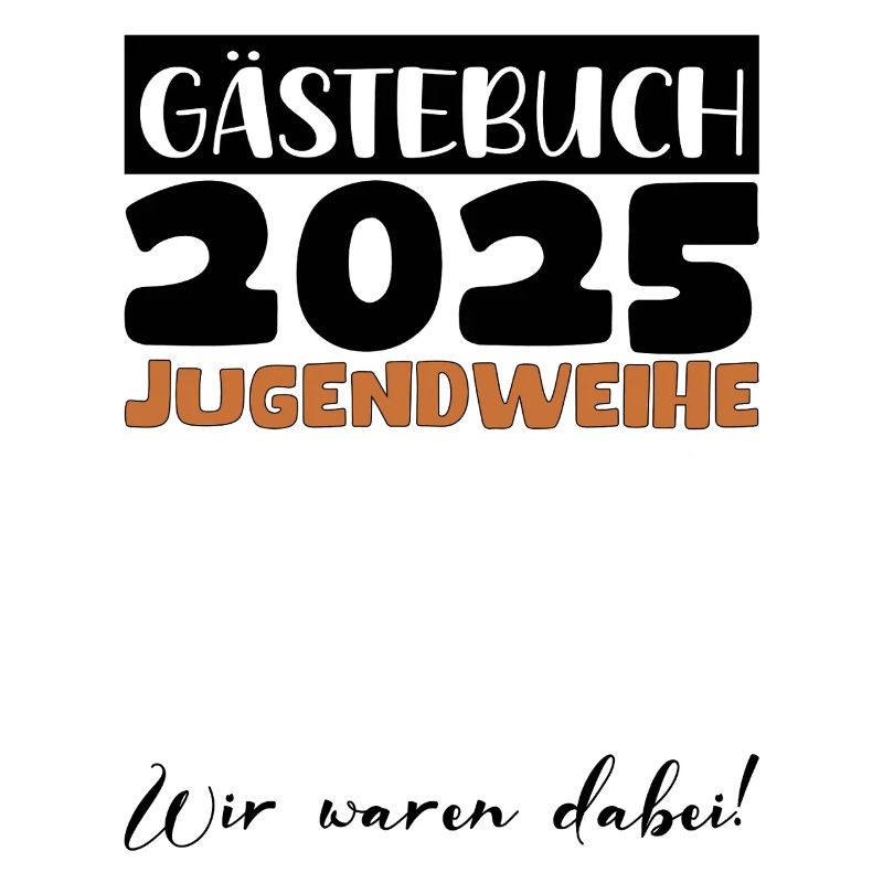 Jugendweihe 2025 Gästebuch Geschenk Mädchen Jungen