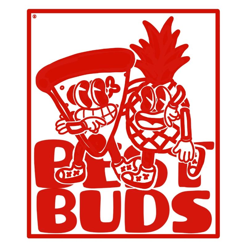 Retro Mascot Pineapple Pizza