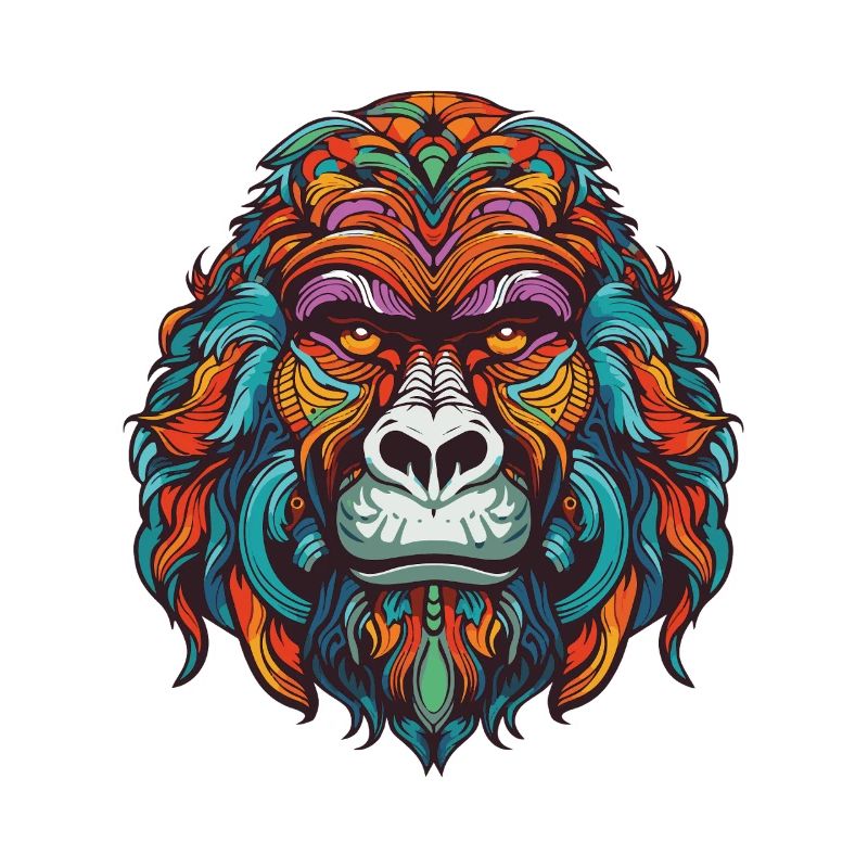 Portrait de gorille