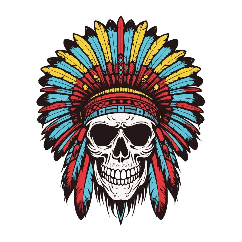 Crâne de chef indien Apache