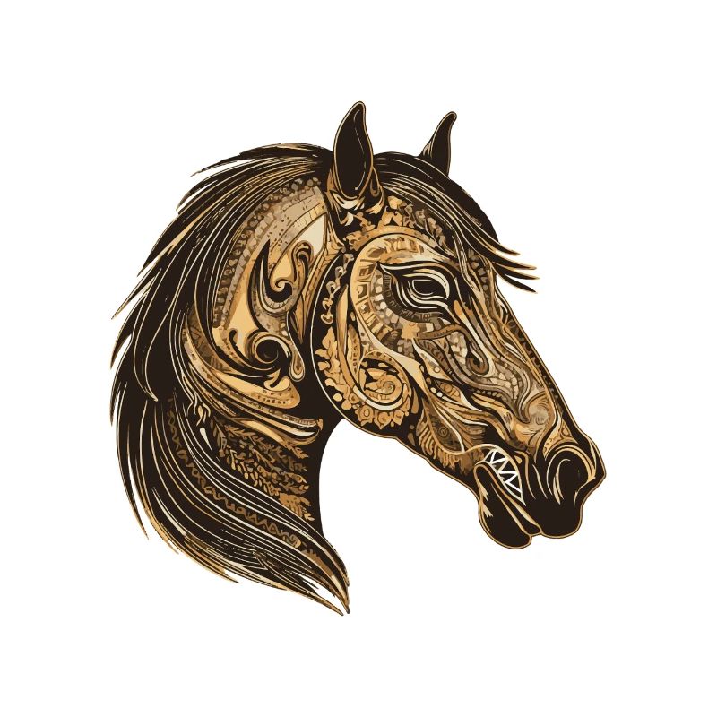 Portrait de cheval