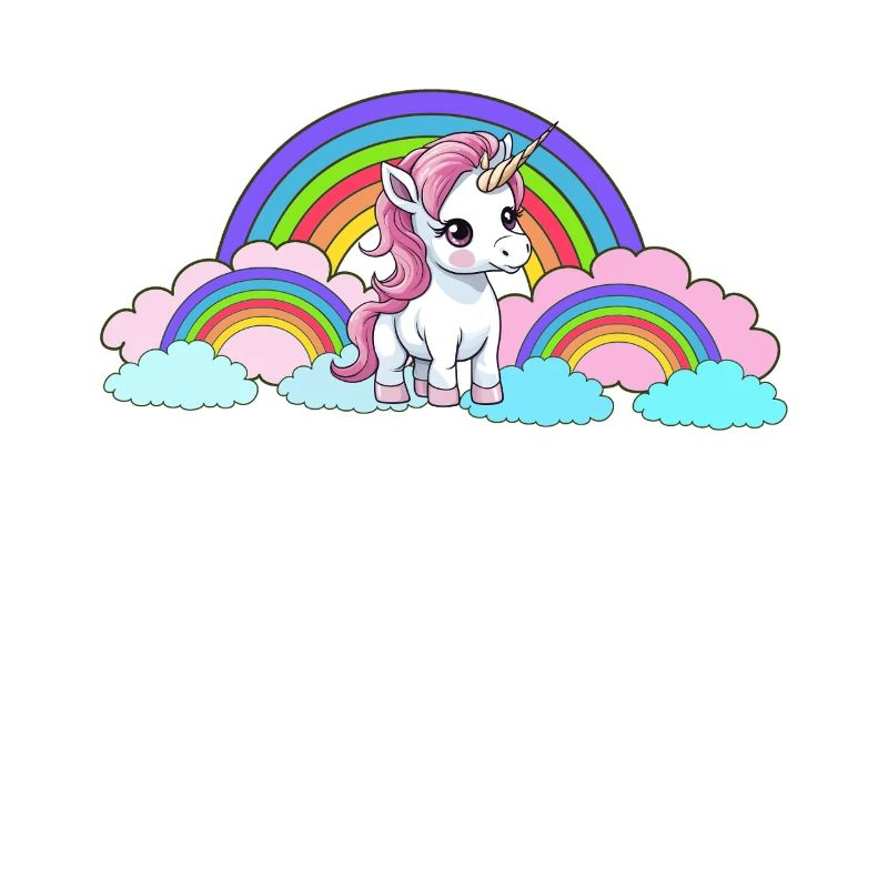 Regenbogen Einhorn Einhörner Pferd Pferde Kinder