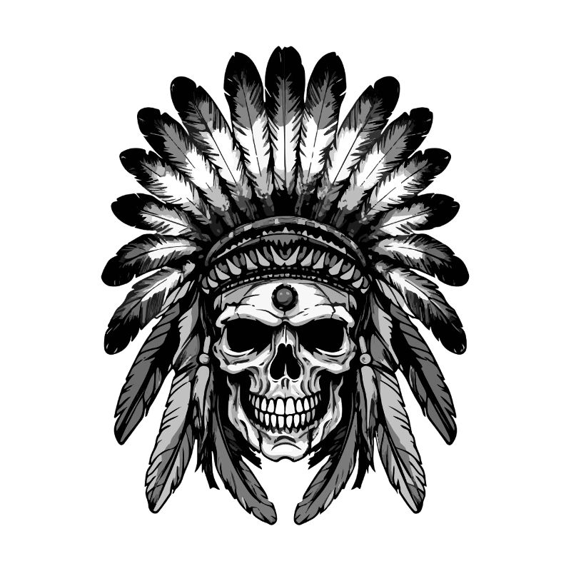 Crâne d’Indien Apache