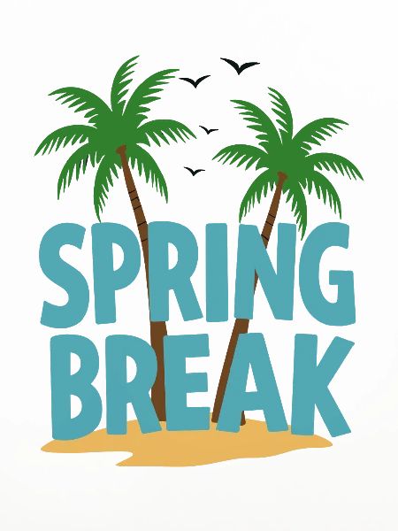 Spring Break Palmen Strand