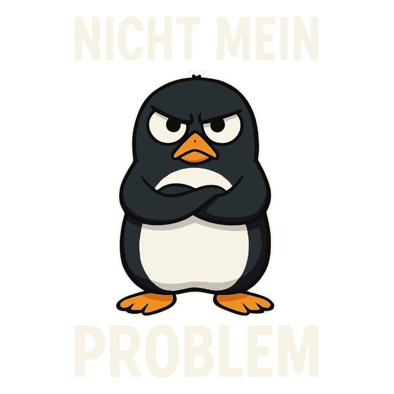 Grimmiger Pinguin – Nicht mein Problem