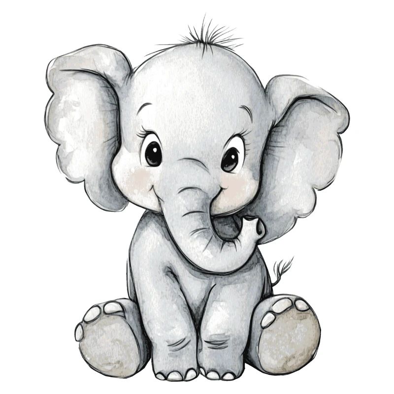 kleiner süßer Elefant